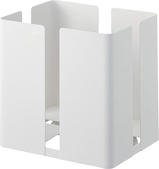 Amazon キャスター付きニューズラック タワーホワイト 新聞 雑誌 収納