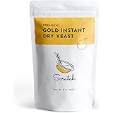 Scratch Gold Yeast - Instant Dry Yeast for a Rapid Rise - Add Straight to Dry Mix - Perfect for Making Bread, Bread Machines,