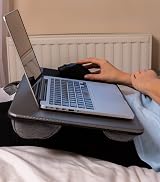 SEFFO Lap Desk Laptop Stand with Cushion, Mouse Pad & Phone Holder 15.6" view 5