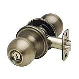 Copper Creek BK2040AB Ball Door Knob, Keyed Entry