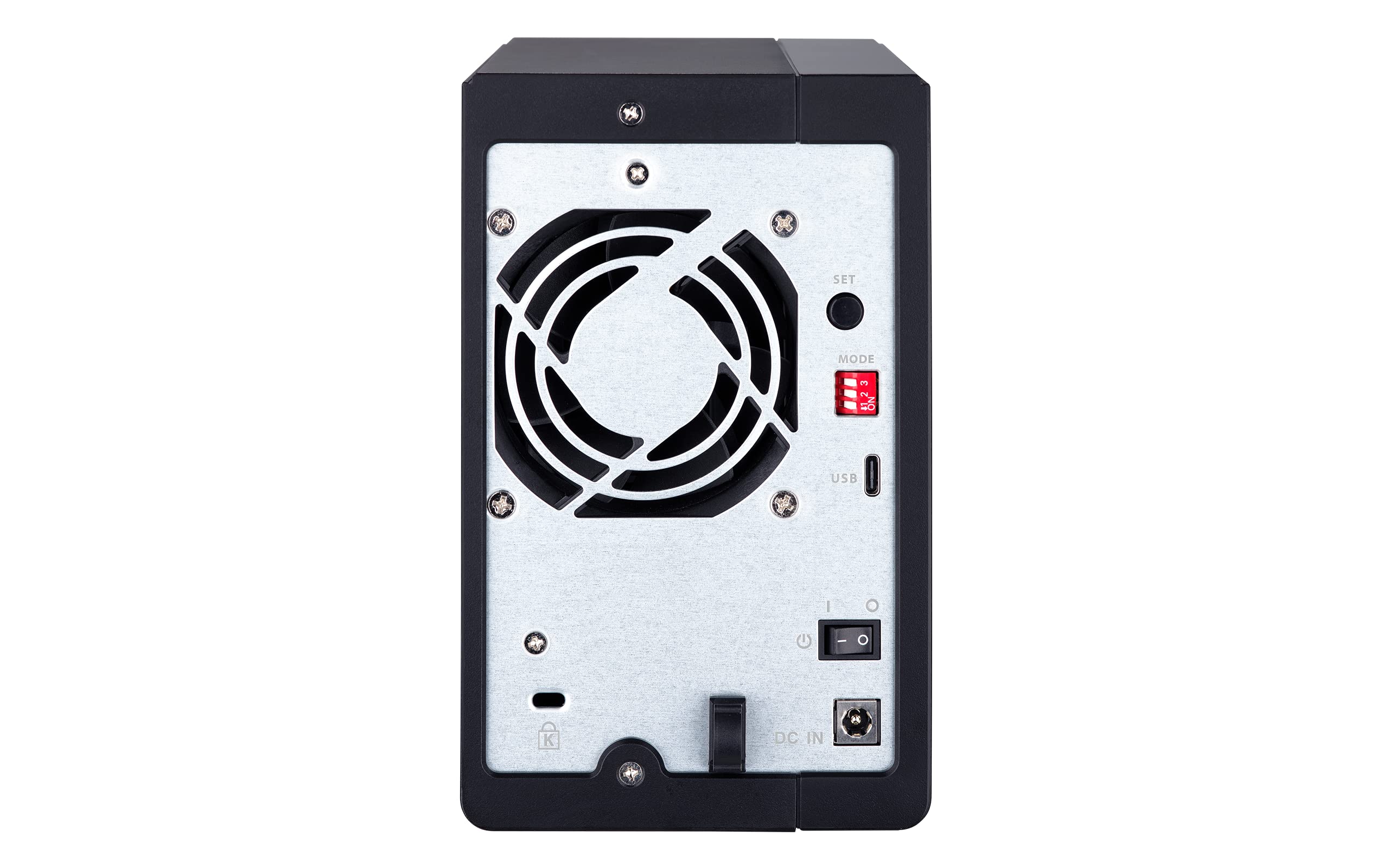 QNAP TR-002-A-US 2 Bay USB Type-C Direct Attached Storage (DAS) with Hardware RAID (Diskless)