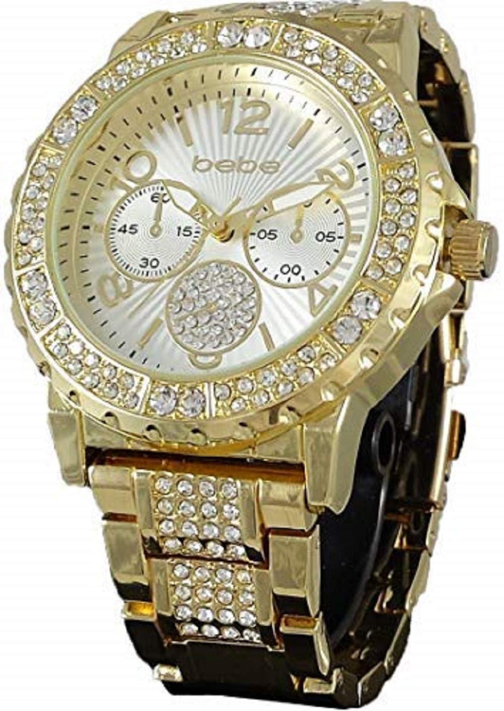 Bebe Women S Gold 3 In 1 Interchangeable Watch Set Buy Online In Qatar At Qatar Desertcart Com Productid