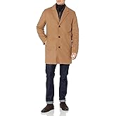 DOCKERS Men's Henry Wool Blend Top Coat (Regular and Big & Tall Sizes)