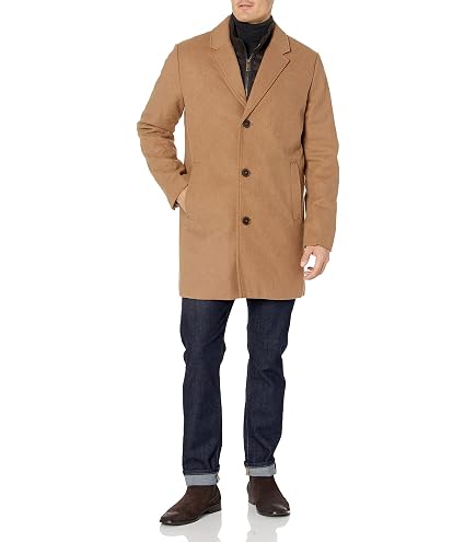 Miller International Mens WSL Melton Wool Coat M Chocolate at