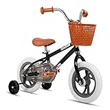 JOYSTAR 12 Inch Kids Bike with Training Wheels for