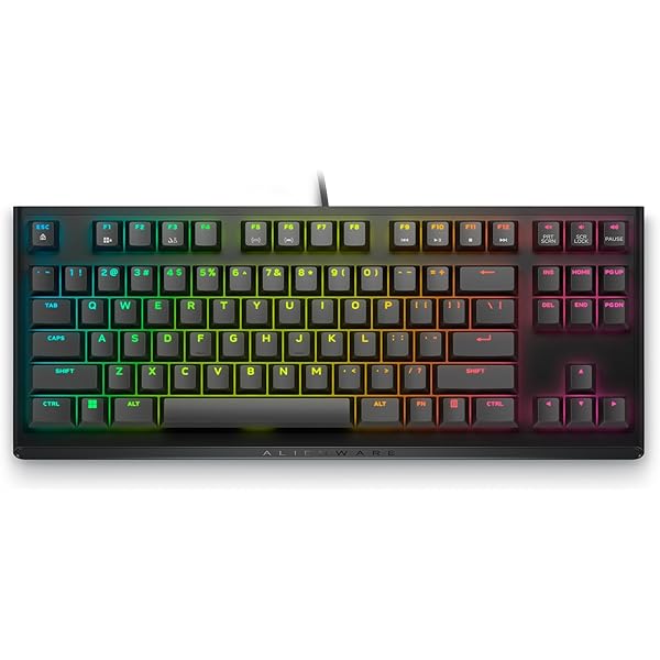 Amazon.com: Alienware USB Low-Profile RGB Gaming Keyboard AW410K