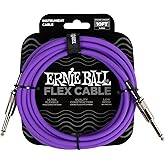 Ernie Ball Flex Instrument Cable Straight/Straight 10ft - Purple