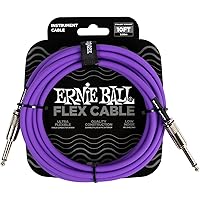 Ernie Ball Instrument Cable, Purple, 10ft (P06415)