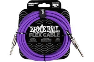 Ernie Ball Instrument Cable, Purple, 10ft (P06415)