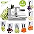 Spiralizer Ultimate 7-Blade Vegetable Slicer Strongest Heaviest Duty Veggie Pasta Spaghetti Maker for Healthy Low Carb/Paleo/Gluten-Free Meals With 4 Exclusive Recipe E-Books …