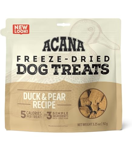 Amazon.com : Acana Singles Dog Treats - Duck and Pears, 3.25