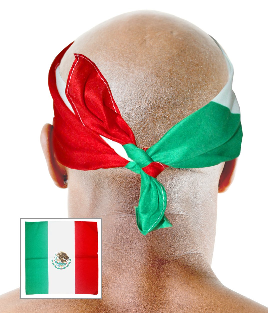 Mexican Flag Bandana Mexican Bandana Mexico Bandana Mexico Flag Bandana
