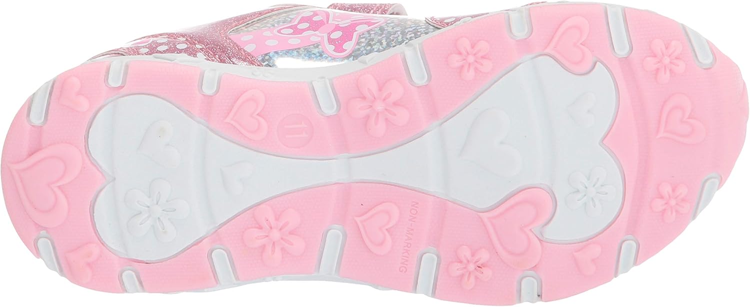  | Josmo Kids Girl's Minnie Lighted Sneaker (Toddler/Little Kid) | Shoes