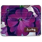 Monarque RFID Slim Wallet Signature Collection (Georgia O'Keeffe Petunia)