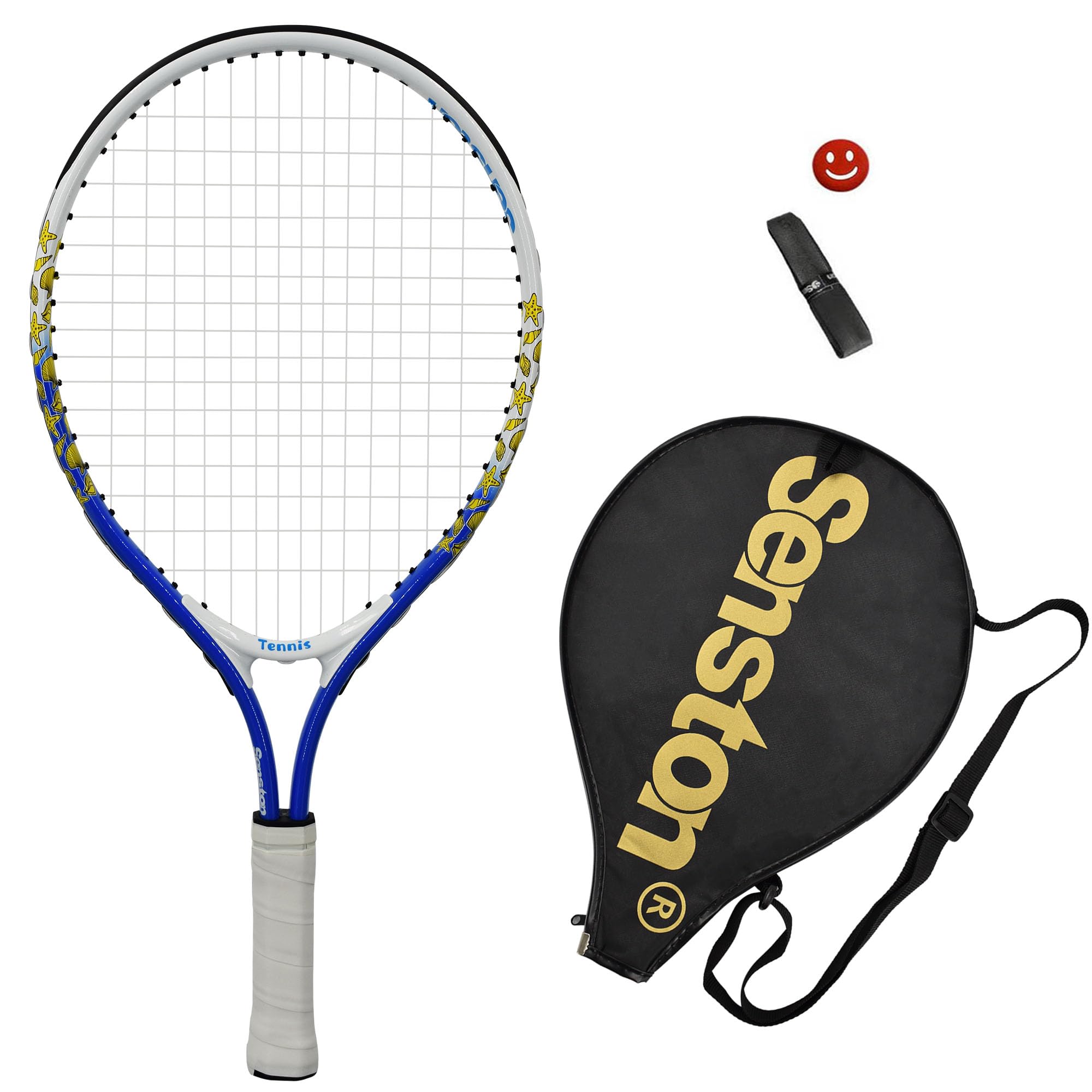 Senston 17'' Tennis Racket for Youth - Lightweight, Durable, Easy Grip, Beginner-friendly