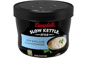 Campbell's Slow Kettle Style New England Clam Chowder, 15.5 oz. Tub