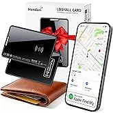 2026 New [Apple MFi Certified] Slim Wallet Tracker Card 0.09in for Apple Find My (iOS Only), GPS Tracker Card (2 Pack) for Airtag Wallet, Wireless Charging, Key Finder and Item Locator for Passport