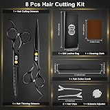 CIICII Hair Cutting Scissors 6.7 Inch Professional Hair Shears Set view 6