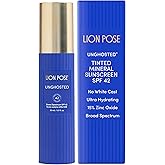 Lion Pose UNGHOSTED Sheer Tinted Mineral SPF 42 with Moisture-Boosting Squalane, Sunscreen for Face and Body, Mineral Sunscreen Lotion, UVA/UVB protection, 1.7 fl oz