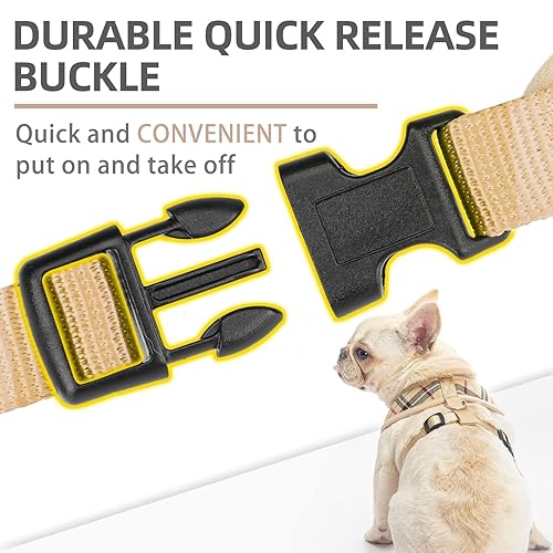 PUPTECK Soft Mesh Dog Harness and Leash Set Pet Puppy Cat Comfort