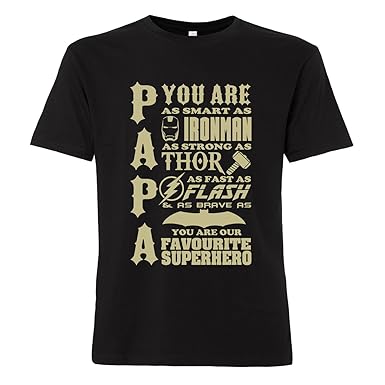 ShirtWorld Papa Superheld - T-Shirt