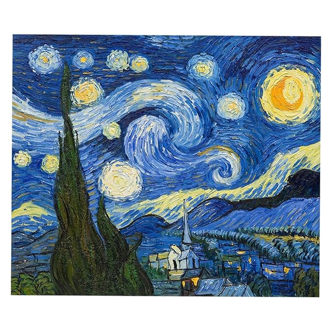 van gogh starry night diamond art intermediate kit