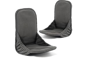 Oiomniv 2pcs Men's Reusable Incontinence Pads – Ultra Soft Fleece, Highly Absorbent, Leak-Proof, Washable Pads for Discreet P