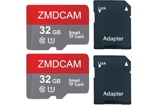 2 Pack 32GB Micro SD Card, High-Speed Micro SD Card, UHS-I U1 C10 A1 Memory TF Card Up to 90MB/S for Smartphones/Tablets/Cameras/Car Audio/Game Consoles