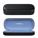 molshine Hard Shell PU Leather Glasses Case,Travel