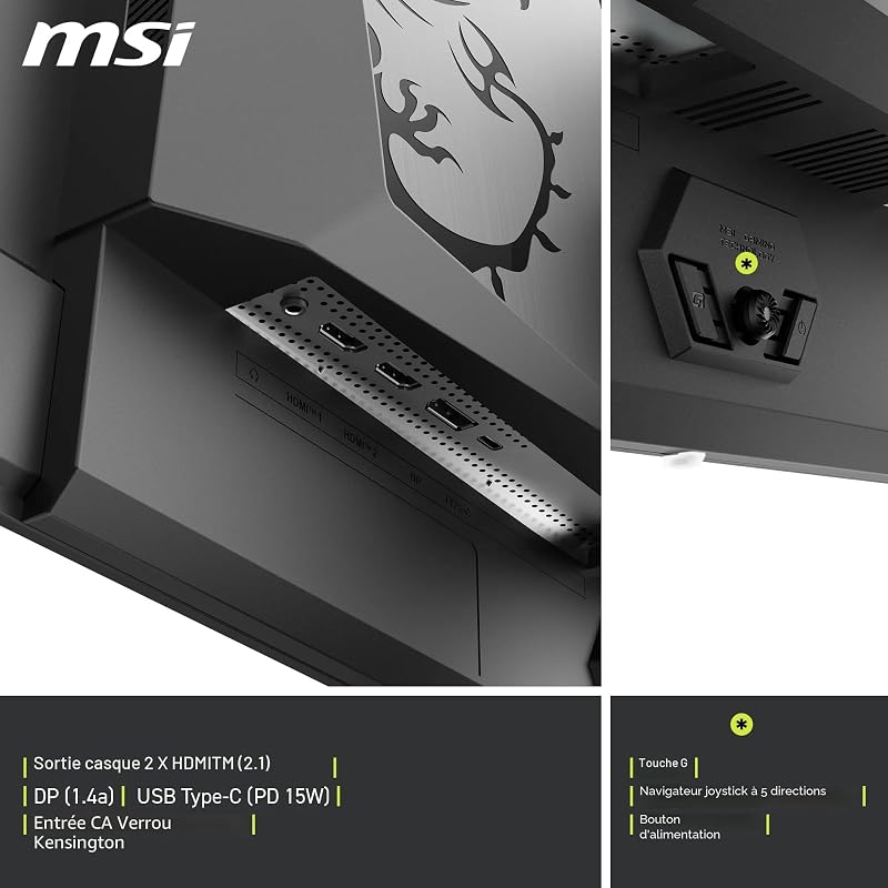MAG 272QP QD-OLED X50 Écran Gaming 26.5” WQHD
