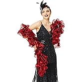 BABEYOND Chandelle Boa Vintage Boa - 200g 6.5ft Gatsby Organza Boa 1920s Flapper Accessories