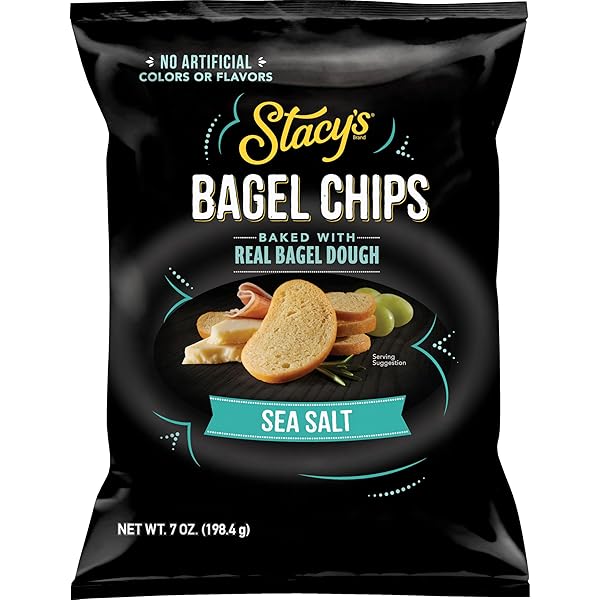 STACY’S BAGEL CHIPS, SEA SALT, NO ARTIFICIAL COLORS...