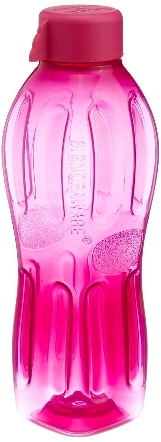 Buy Signoraware Aqua Fresh Plastic Water Bottle, 500ml, Magenta Online