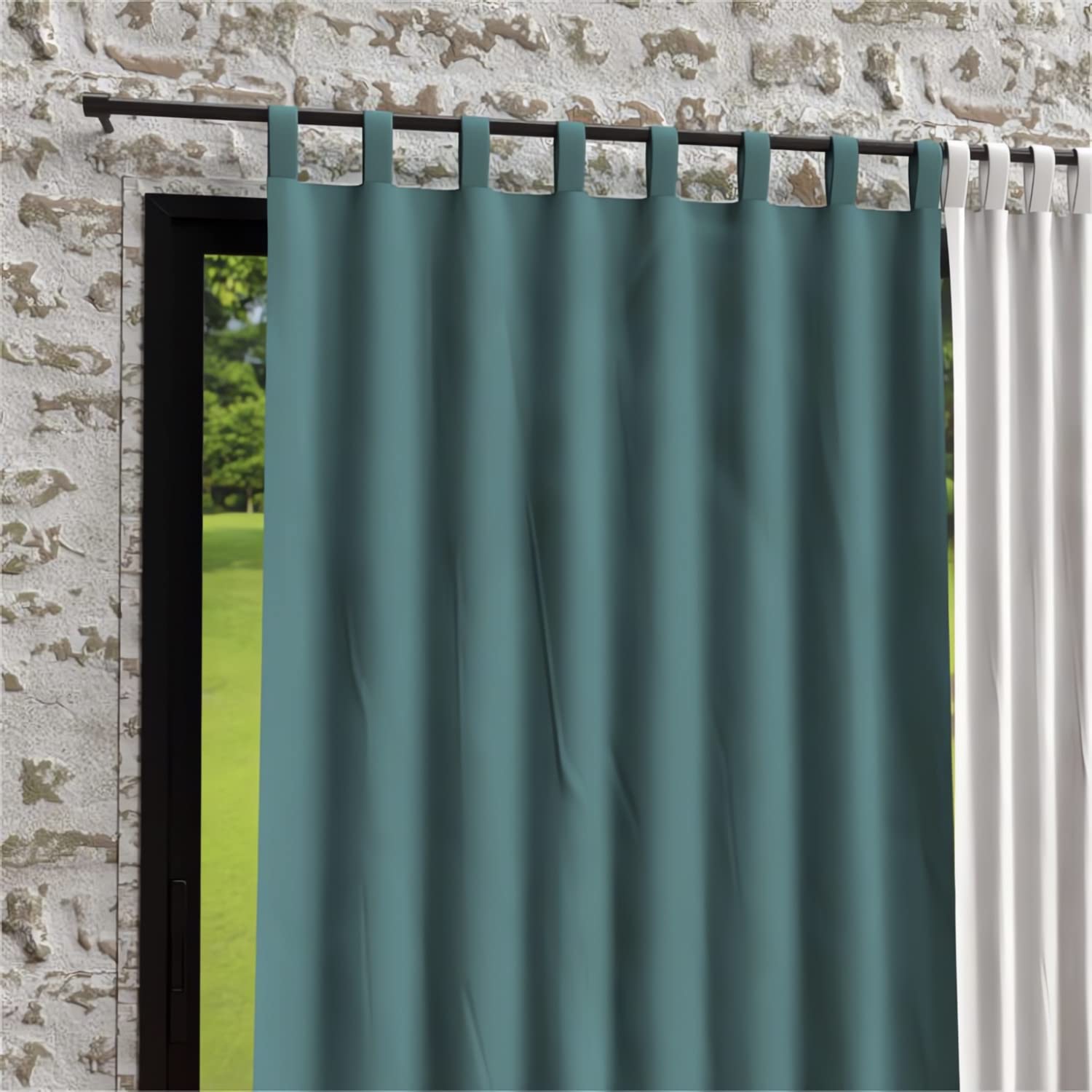 Soleil d'ocre Curtains and Curtains Blue 135 x 250 cm