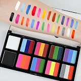 LOPHE Rainbow Face Body Painting Kit 26 Colors Water Based Safe Non-Toxic view 5