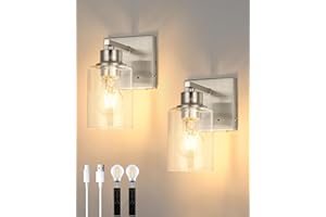 Battery Operated Wall Sconce Set of 2, Dimmable Wireless Sconces with Remote and Touch Control, Rechargeable Wall Lights Mode