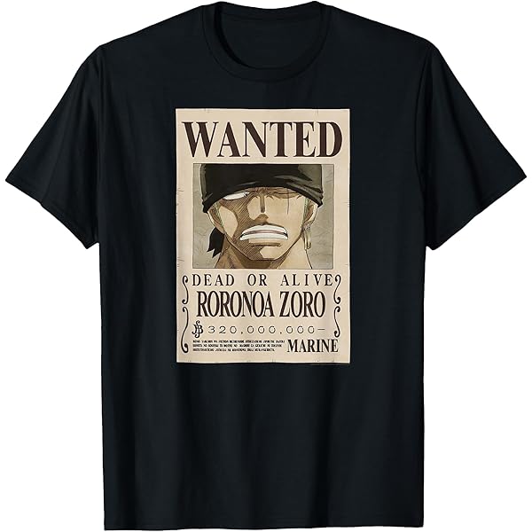 Amazon.com: One Piece - Wanted Poster Portgas D. Ace T-Shirt