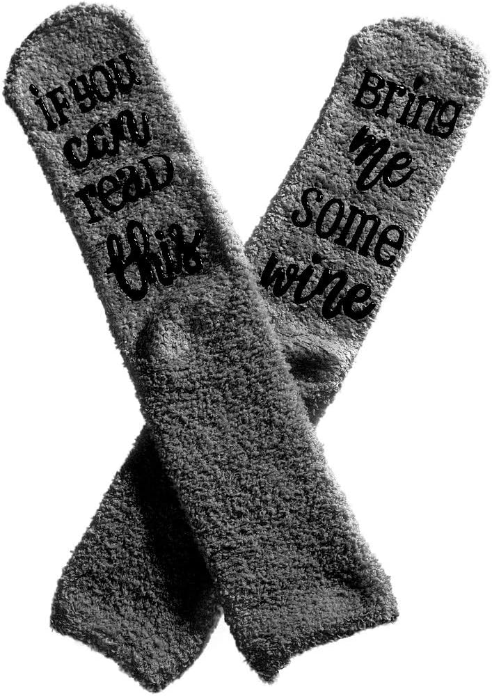 Novelty Socks Crew Socks Cotton Socks Funny Letter Socks Anti-Slip Ankle Scoks