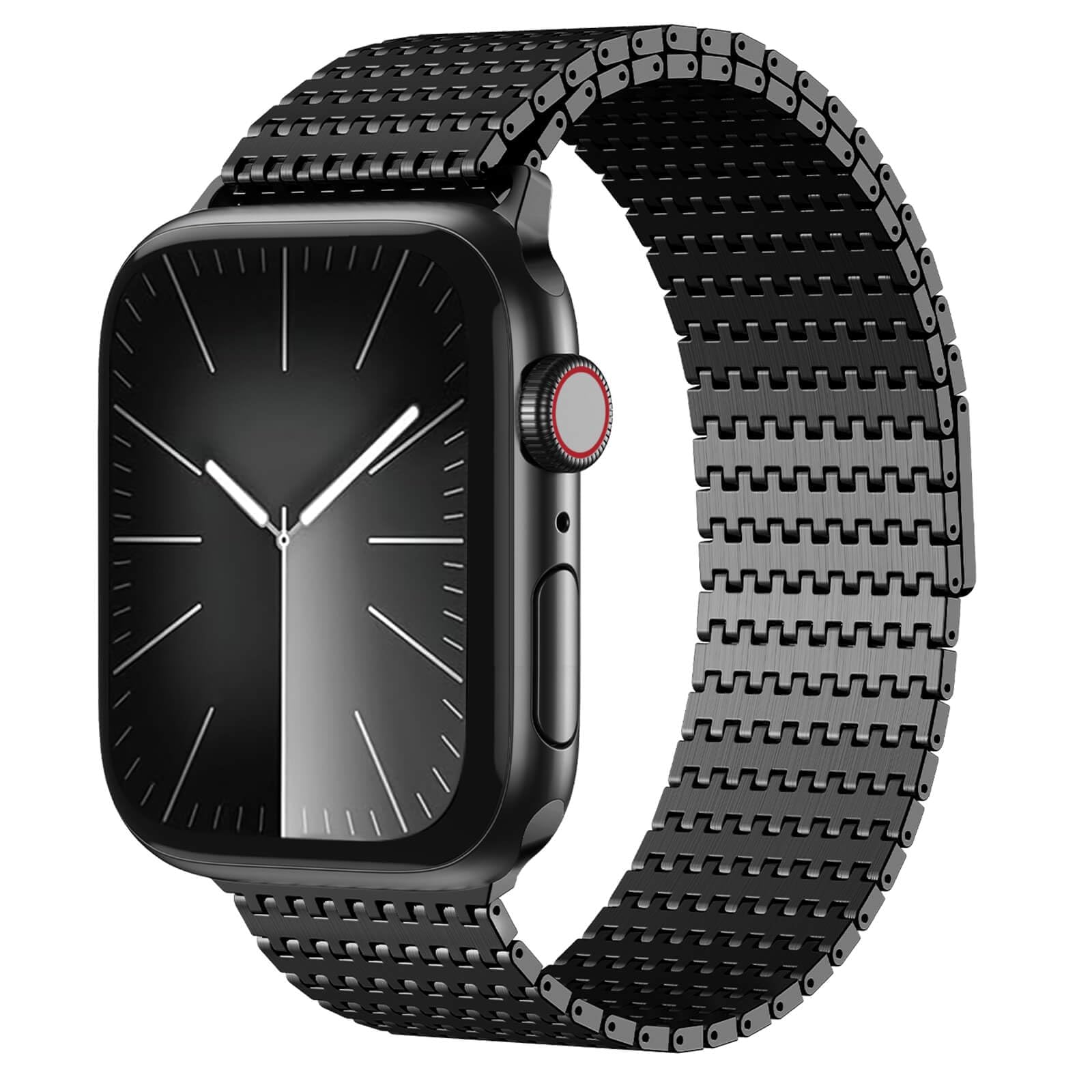 BEAEN Magnetic Mesh Loop Band Compatible with Apple Watch Band 49mm 46mm 45mm 44mm 42mm 40mm 41mm 38mm Men Women, Stainless Steel Adjustable Metal Strap for iWatch Series 10 9 8 7 6 5 4 3 2 1 Ultra SE