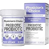 Physician's CHOICE Prebiotic-Probiotic - Multi-Strain Probiotics & Synergistic Prebiotics -Designed for Digestive Health, Supporting Gut Microbiome - Powerful PrePro for Gut Health - for Women & Men