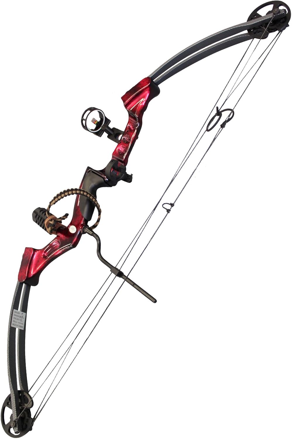 SAS Primal 3550 lbs Target Compound Bow 40 1/2 ATA with Red Riser and