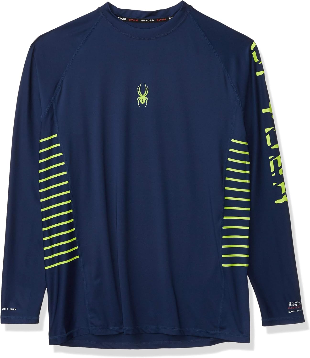 Spyder Men's Long Sleeve Rashguard Rash Guard Shirt Amazon.co.uk Clothing