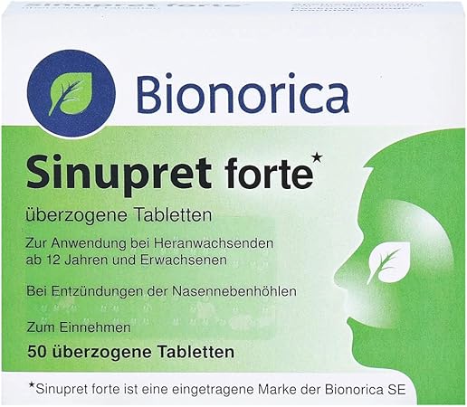 SINUPRET forte überzogene Tabletten 50 St: Amazon.de: Drogerie & Körperpflege