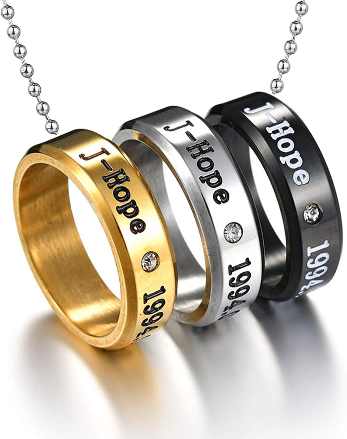 Mshion BTS Ring, BTS Gifts, Kpop BTS Merchandise for Girls Womens, Sports Fan Rings with