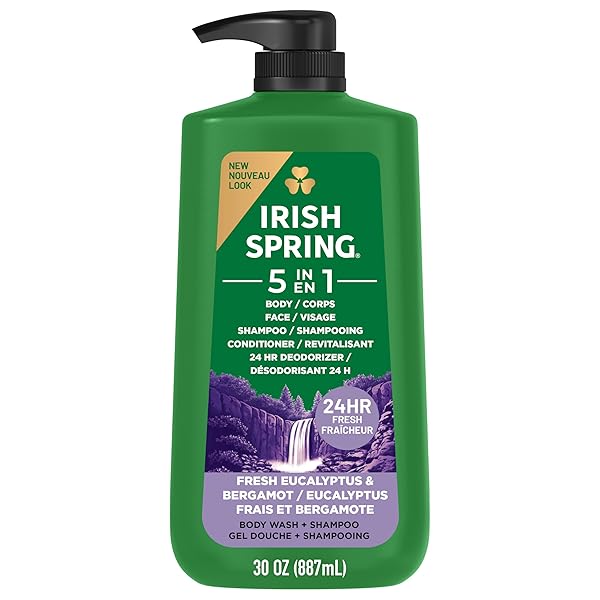 IRISH SPRING 5 IN 1 MOISTURIZING BODY WASH...