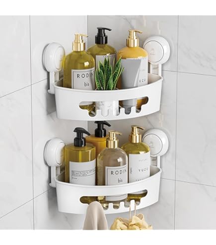 Boîte De Rangement à Ventouse Salle De Bain Et Cuisine - Sans Perçage, Étanche Et Pratique