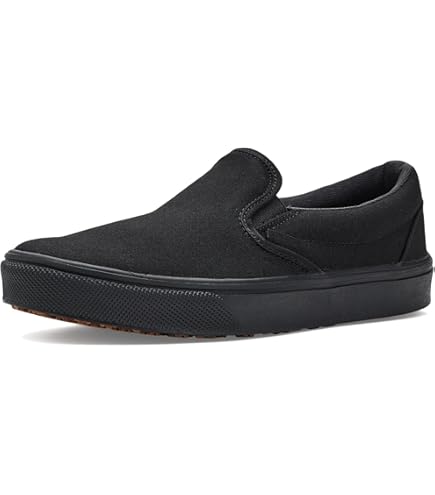 『VAN SLIP LITE 28 BLACK』 Amazon.com | Vans Unisex Classic Slip On Unisex Sneakers, Black