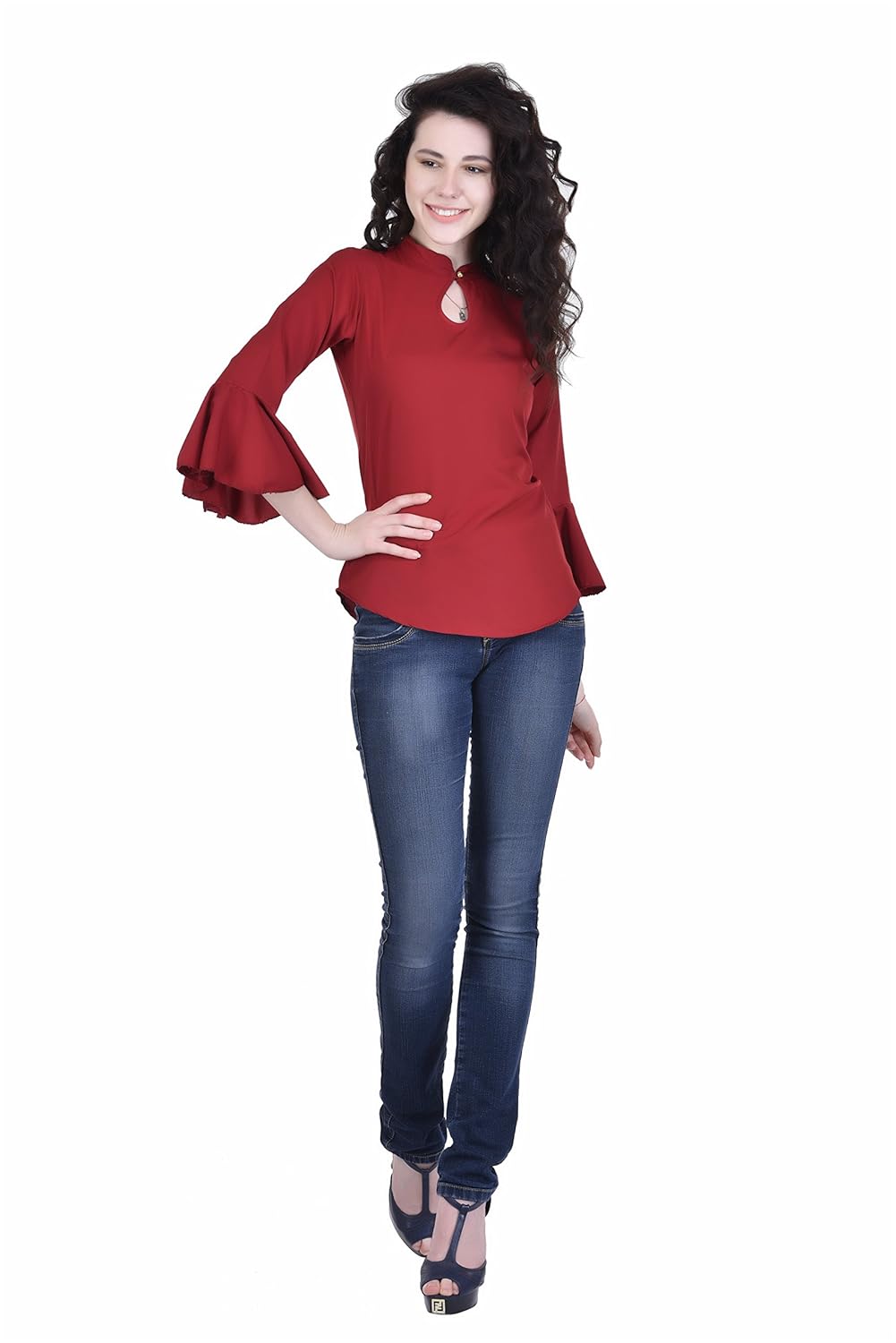 stop look slim fit women's top