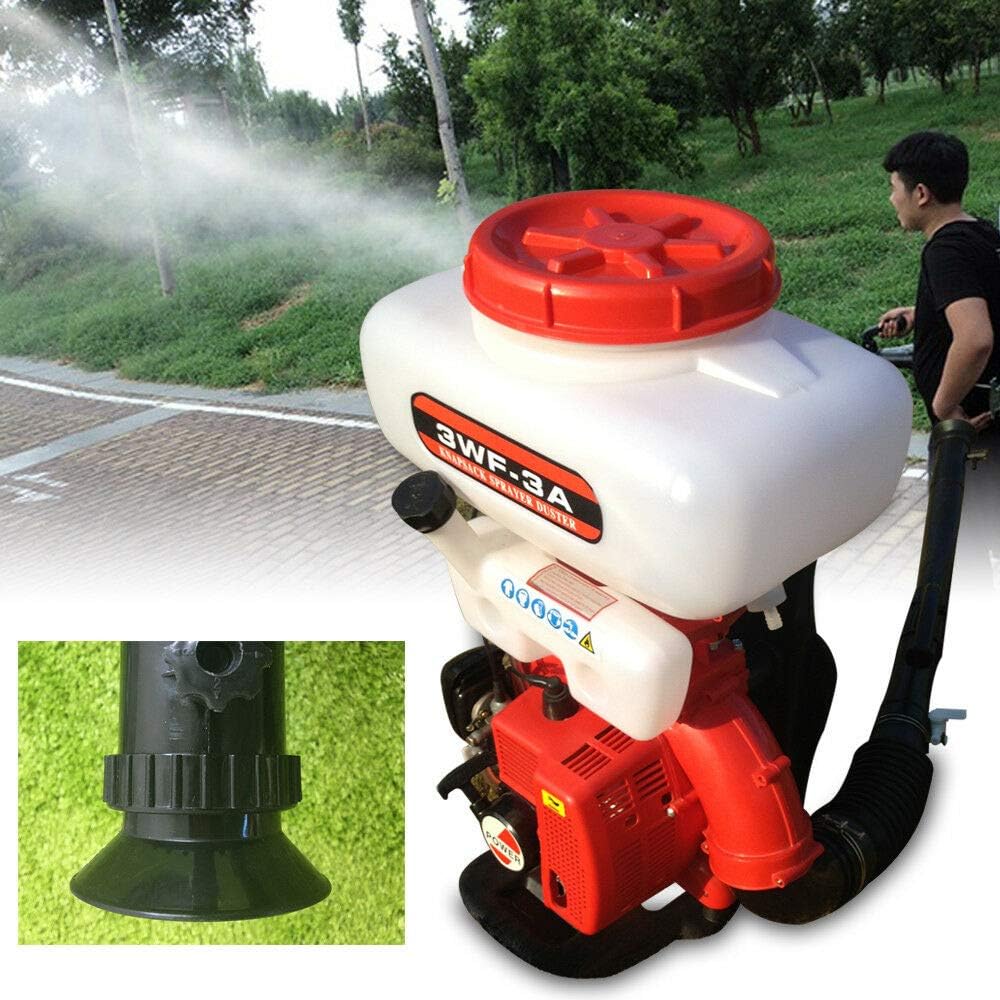 DONNGYZ Mist Duster Sprayer,2-Strock Backpack Agricultural Mist Duster Sprayer Gasoline Powered Garden Blower Machine(USA Stock)