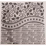 Merry Christmas Tree Star Embossing Folders For Cards — 12.5x17.7cm Plastic Templates